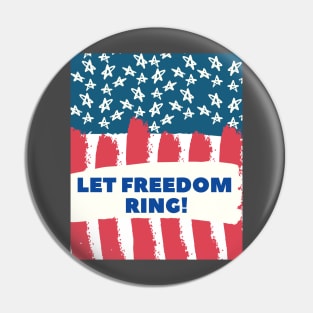 LET FREEDOOM RING! USA Flag Shirt, chemise vintage du 4 juillet, t-shirt du 4 juillet, 4 juillet usa, 4 juillet drapeau, 4 juillet vacances, 4 juillet garçons Pin