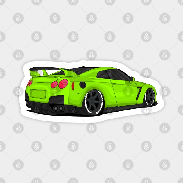 GTR LIME Magnet by VENZ0LIC