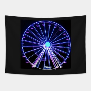 Neon ferris wheel no. 1 Tapestry