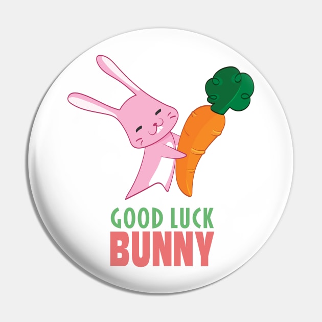 Good Luck Bunny Pin by Anicue