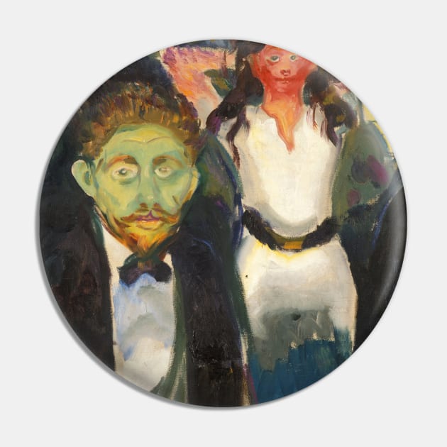 Jealousy by Edvard Munch Pin by Classic Art Stall