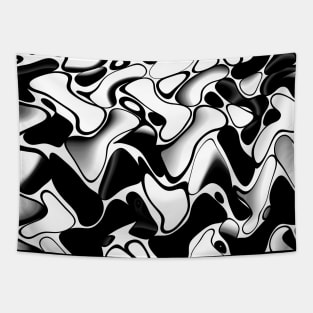 Black and white abstract Tapestry