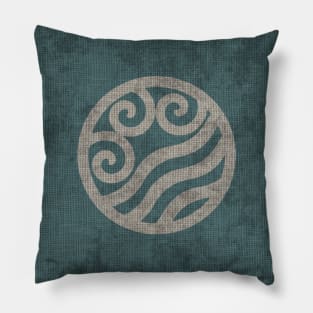 Atla Tapestry 5 - Flag of the Water Tribe (South) Pillow