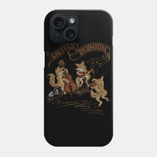 Grey Fox Reunion (black) Phone Case