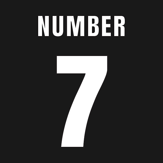 NUMBER 7 FRONT-PRINT by mn9