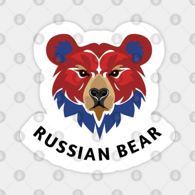 Russian bear Magnet by Spaceboyishere