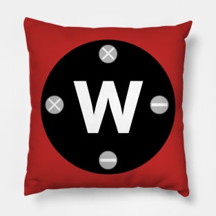 Letter W Pillow