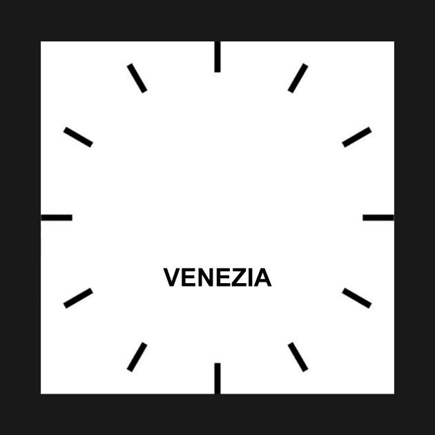 VENEZIA Time Zone Wall clock by ghjura