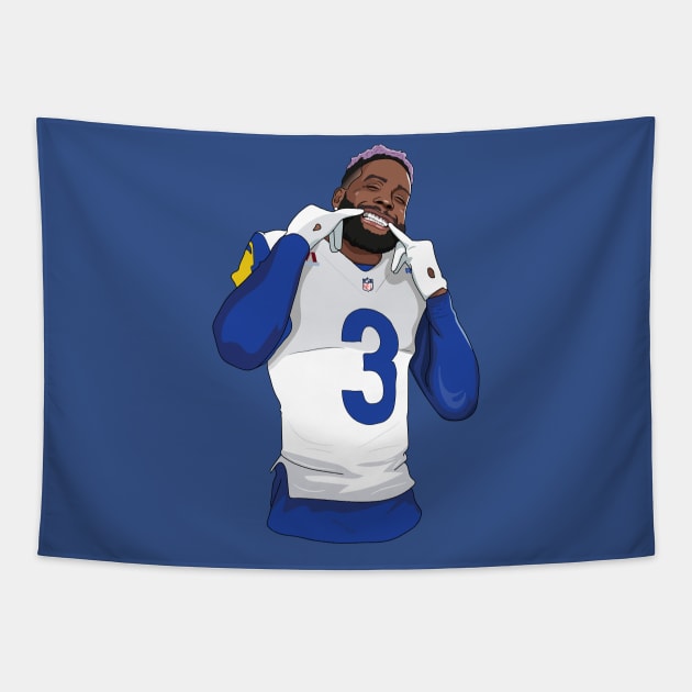 Odell Beckham Jr Tapestry by xavierjfong