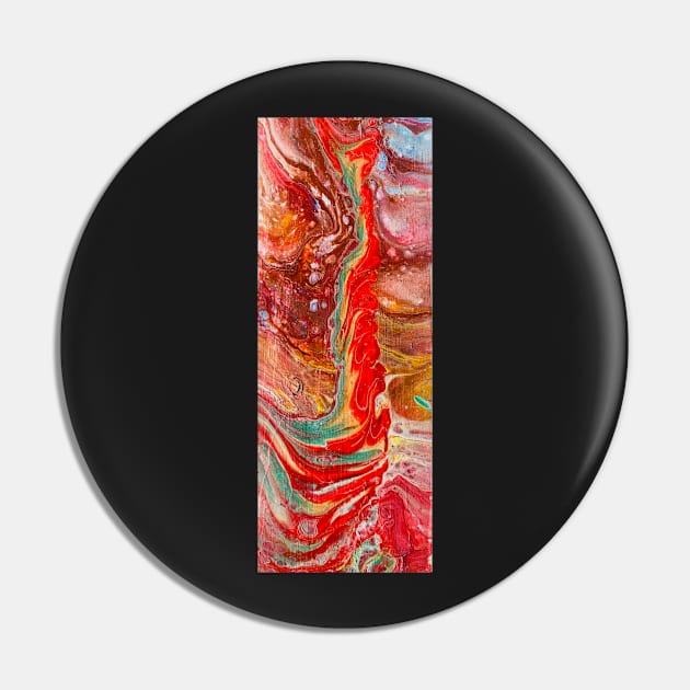 Acrylic abstract fluid rainbow tornado paint Pin by baksuart