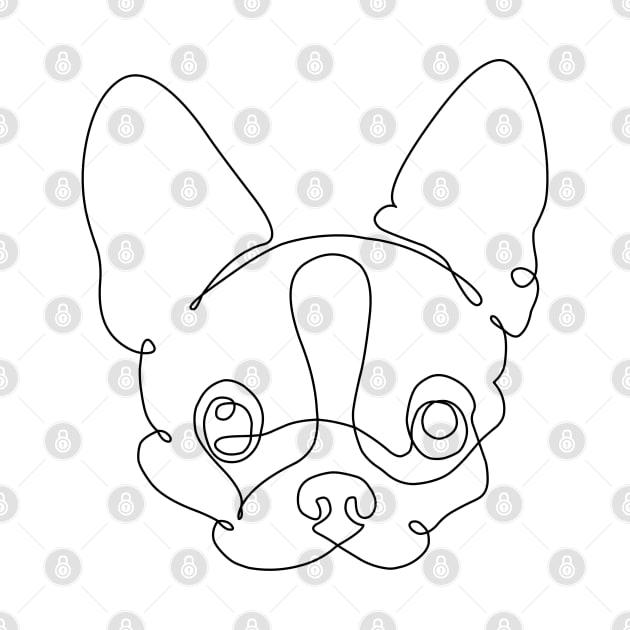 One Line Chihuahua by huebucket