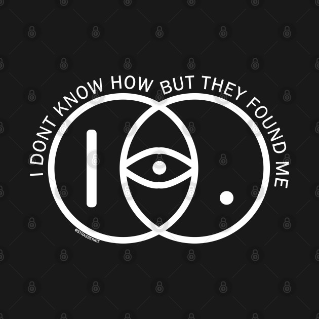 iDKHOW circle logo white ver. - Idkhow Merch - T-Shirt