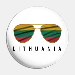 Lithuania Sunglasses, Lithuania Flag, Lithuania gift ,  Lithuanian , Pin