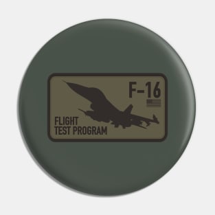 F-16 Flight Test Program (subdued) Pin