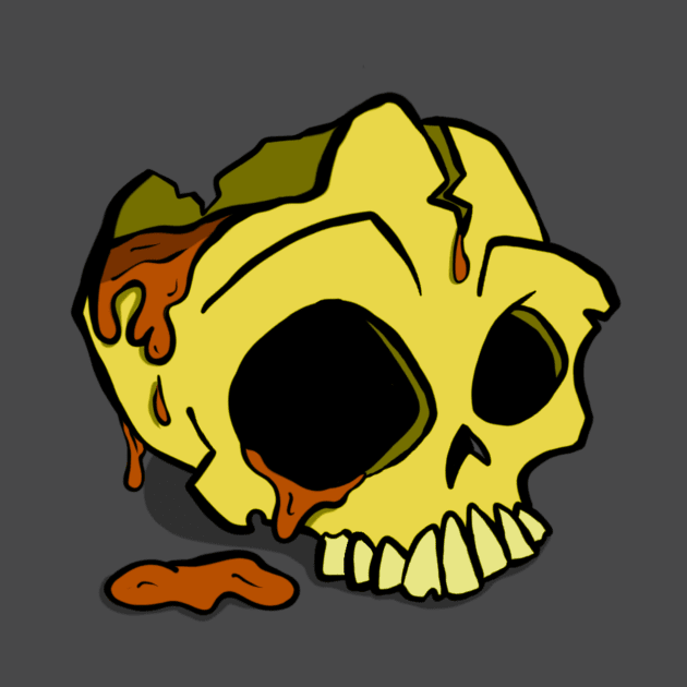 Leaky skull by Pixelated Potatoe