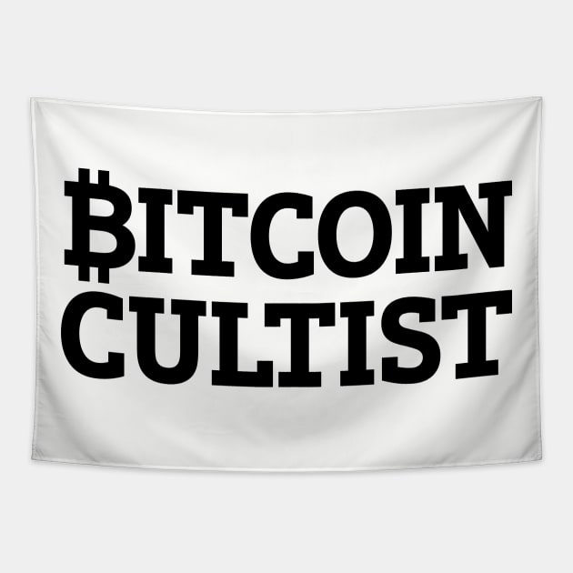 Bitcoin Cultist Tapestry by Magicform