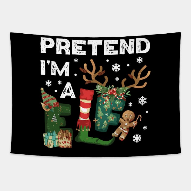 Pretend I'm a Elf Costume Tapestry by jodotodesign