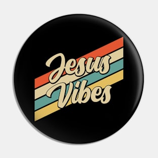 Vintage 80s Jesus Vibes Pin