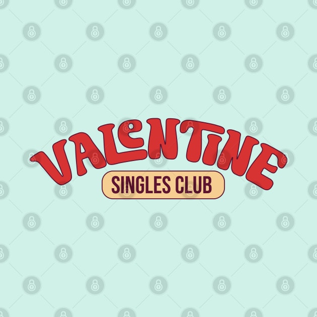 Valentine Singles Club Anti Valentines Day Love Sucks Anti Love by Pop Cult Store