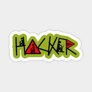 Hacker Cool Meme Magnet