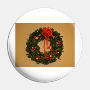 Holiday Wreath Pin