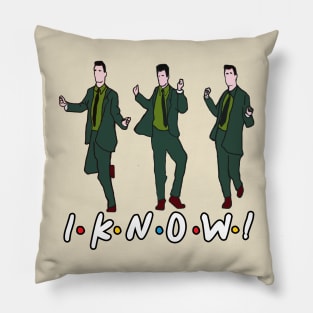 Matthew Perry I Know Friends Three Poses Pillow