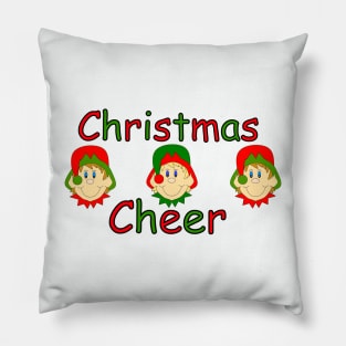 MERRY Christmas Cheer Elf Christmas Gift Pillow