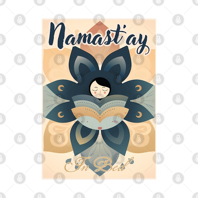 Namast'ay in bed - Mandala by Czajnikolandia