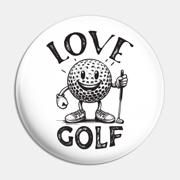 Love Golf Pin by Yopi