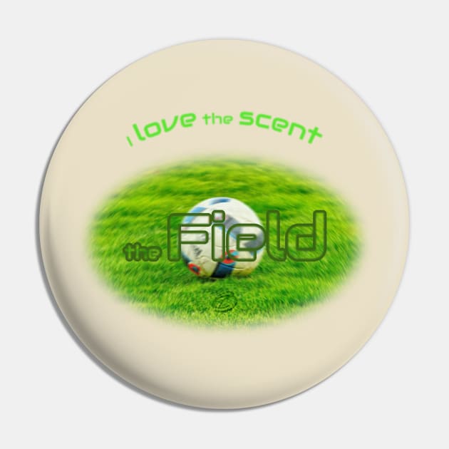 I love soccer Pin by Cavaleyn Designs