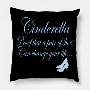 Cinderella Shoe T-Shirt Pillow