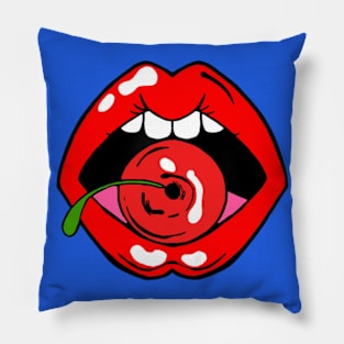 Cherry lips Pillow