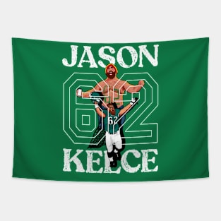 Jason Kelce 62 Eagles Tapestry