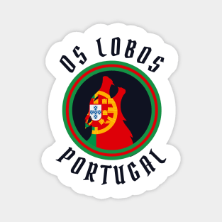 Os Lobos Portugal Rugby Team Magnet