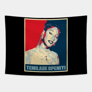 Tems Hope Poster Art Tapestry