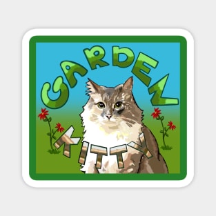 Garden  Kitty 2 Magnet