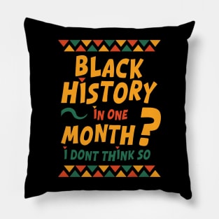 Old School Black History Pillow