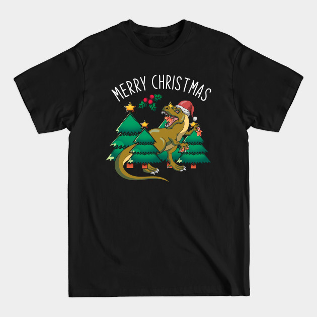 Xmas Trex Dinosaur - Dinosaur - T-Shirt