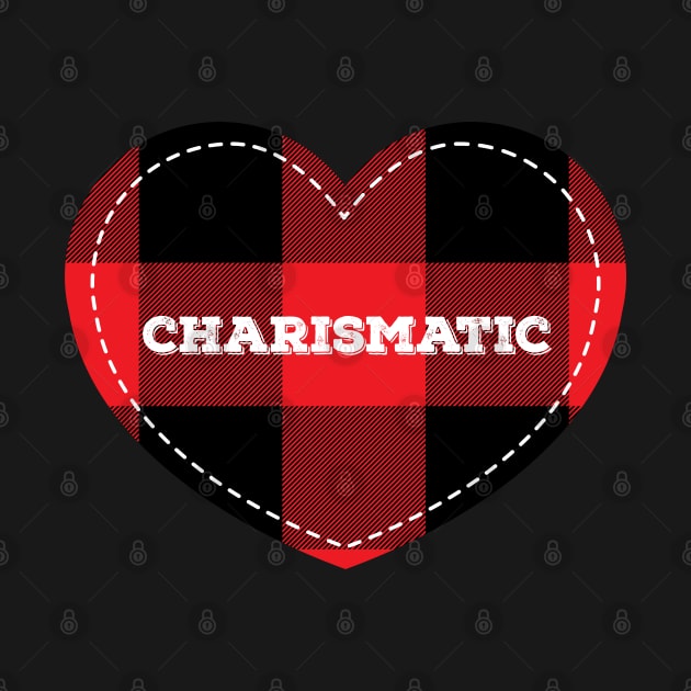 Buffalo Plaid Lumberjack Charismatic Love Heart by anonopinion