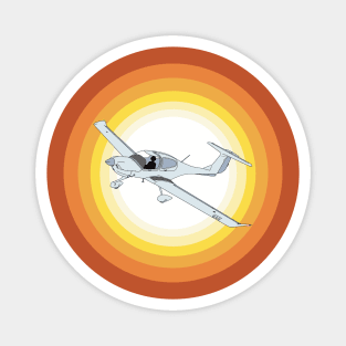 Diamond DA40 Sunset Magnet