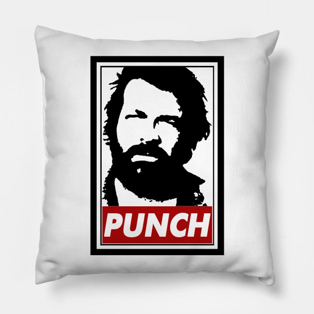 Punch Bud Pillow by LanfaTees