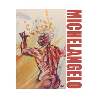 MICHELANGELO - Homage To His Figure Drawing T-Shirt