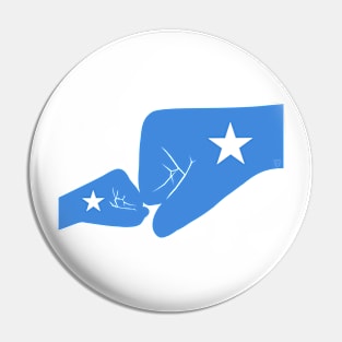 Somalia Baby Fist Bump Patriot Flag Series Pin