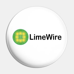 Limewire t-shirt - retro, Kazaa, Napster, startups, '90s Pin