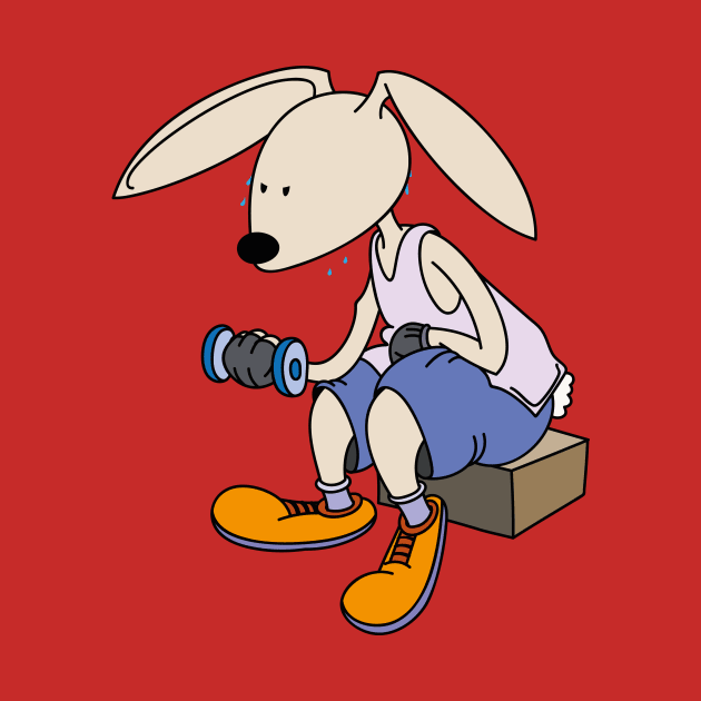 Training rabbit by schlag.art