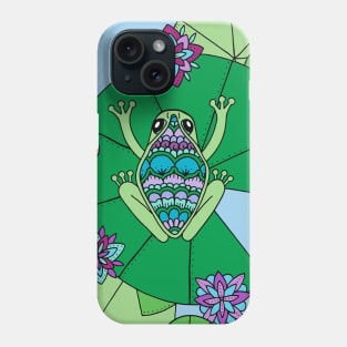 Frog and Lily Pads Phone Case