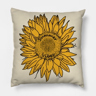 Sunflower Summer Vibe Pillow