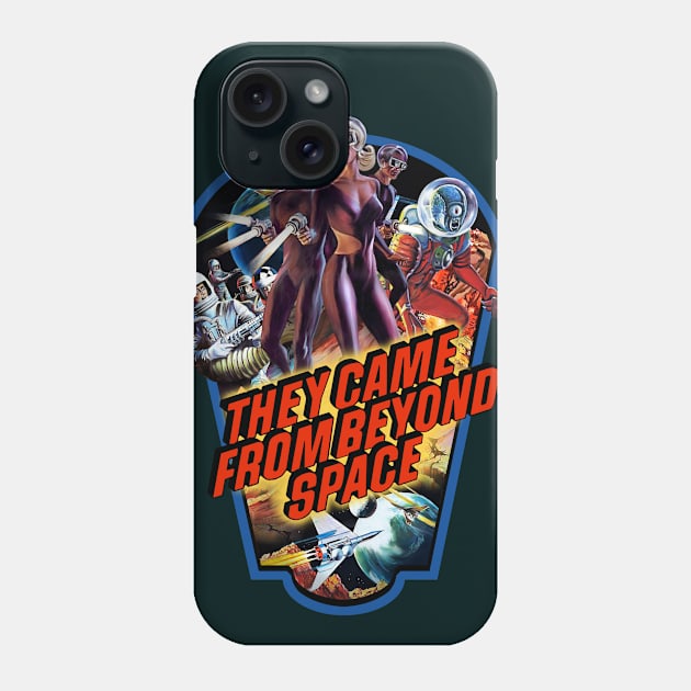 Aliens from beyond space Phone Case by Trazzo