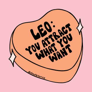 Leo Conversation Heart T-Shirt