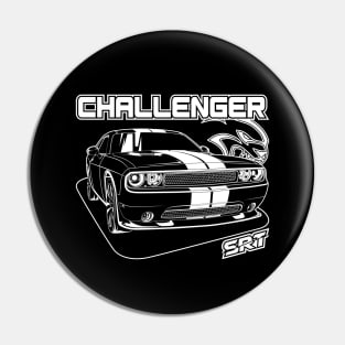 Challenger SRT (White Print) Pin